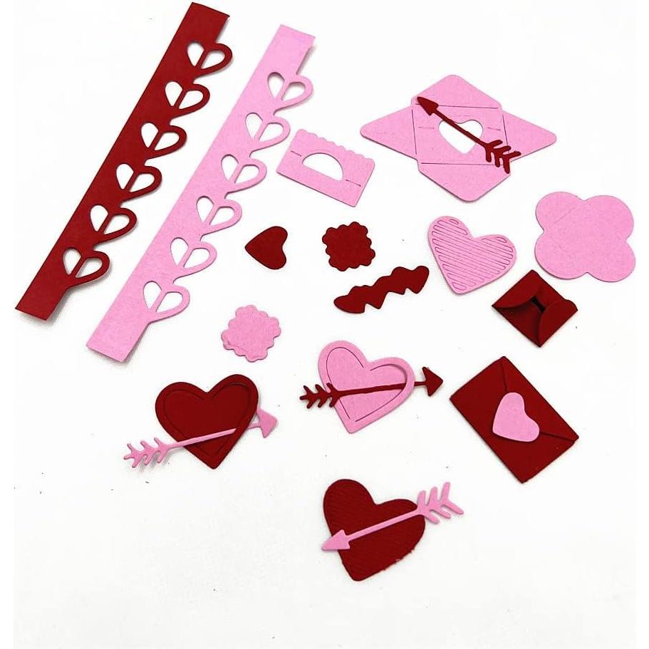 Troqueles de Corte de Metal HGSALK Corazón y Flecha para DIY