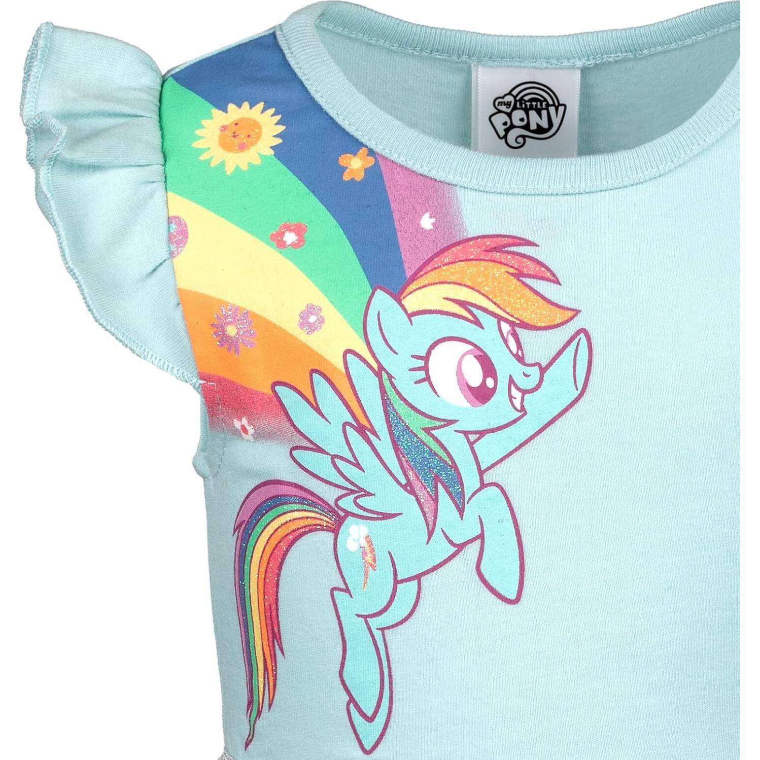 Vestido Mi Pequeño Pony Pinkie Pie para Niñas Azul 4A
