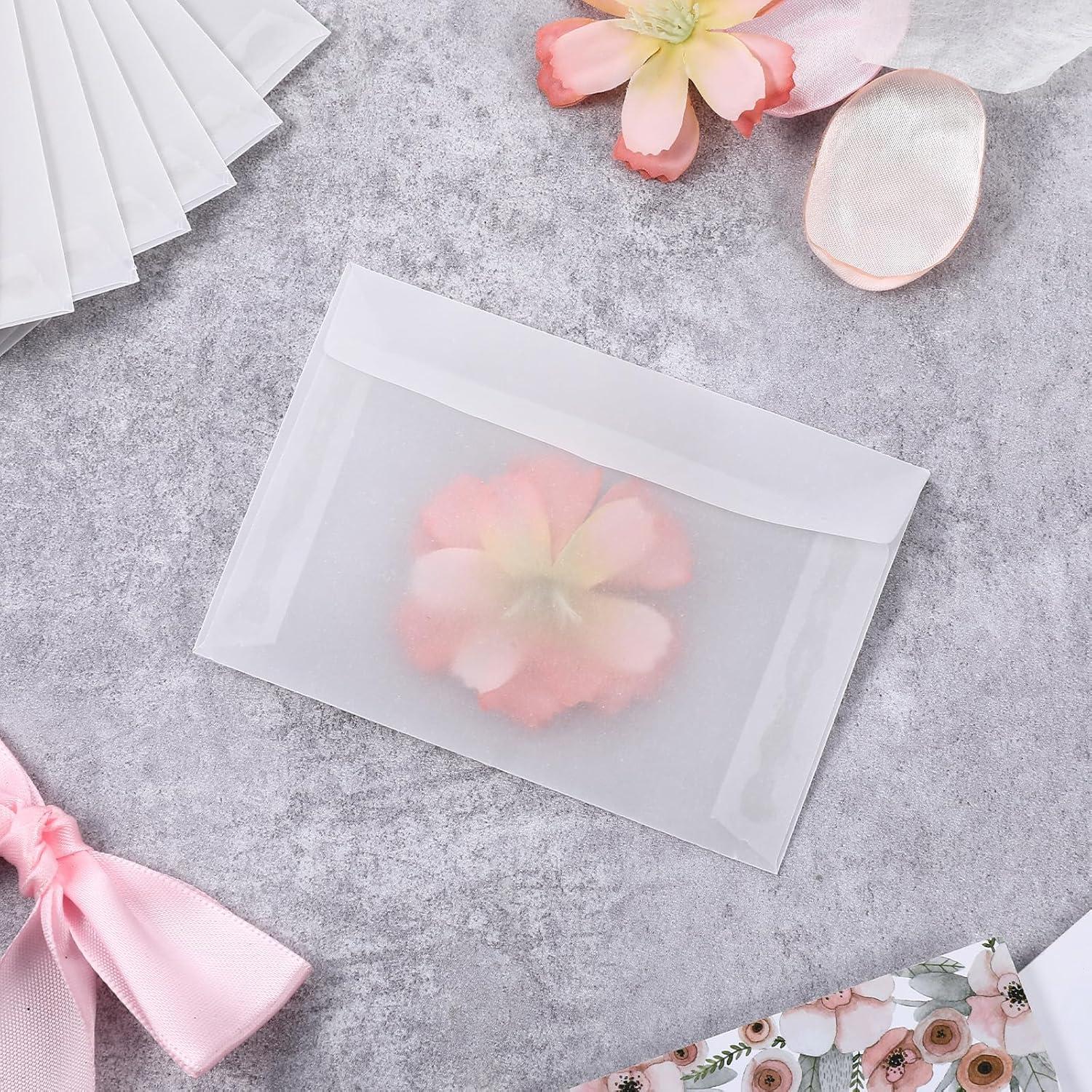 50 Sobres Transparentes Auto-Cerrables FdcZeyxior 10x7 cm