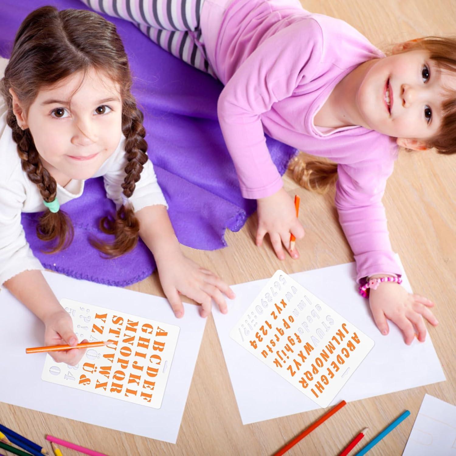 Paquete de 12 Plantillas de Esténcil GTILE para Sobres y Diarios