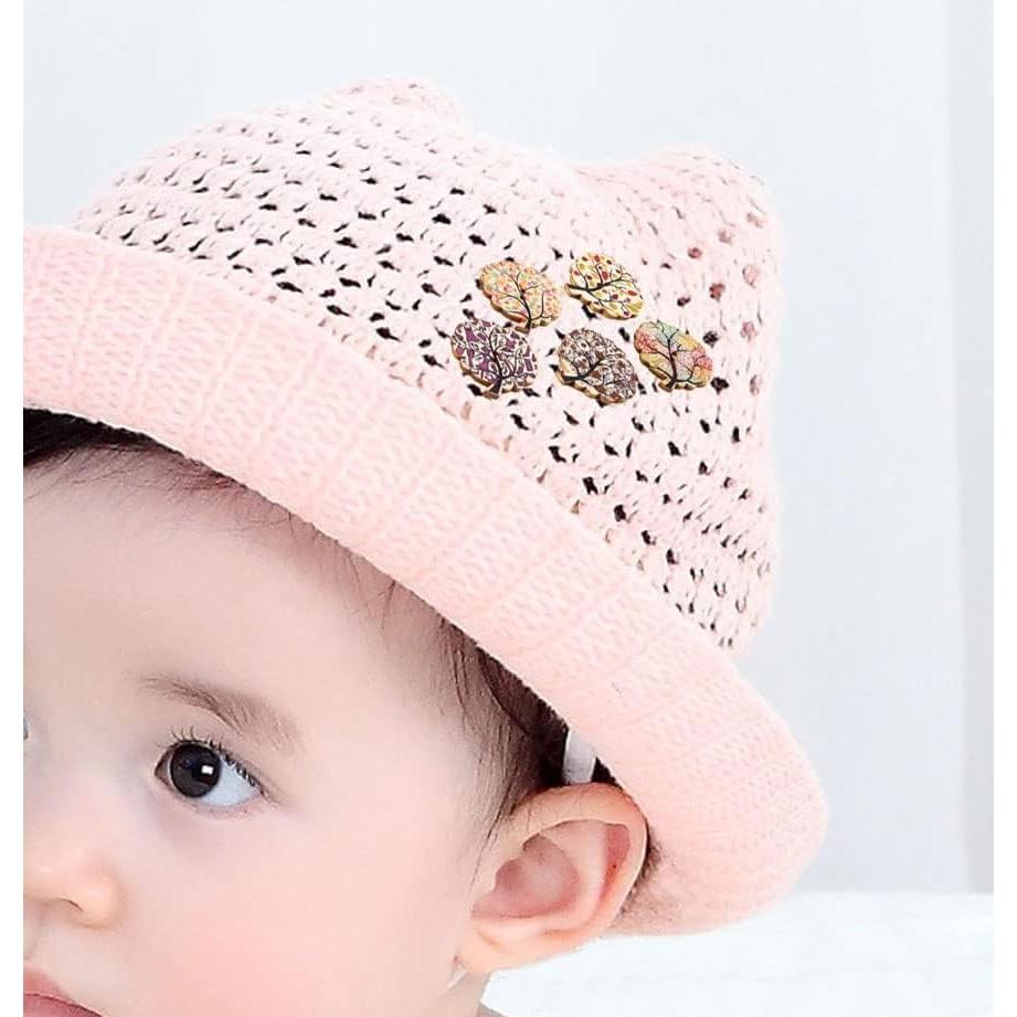 Botones de Madera Natural AKOAK 50 Pcs Corazón 25mm DIY