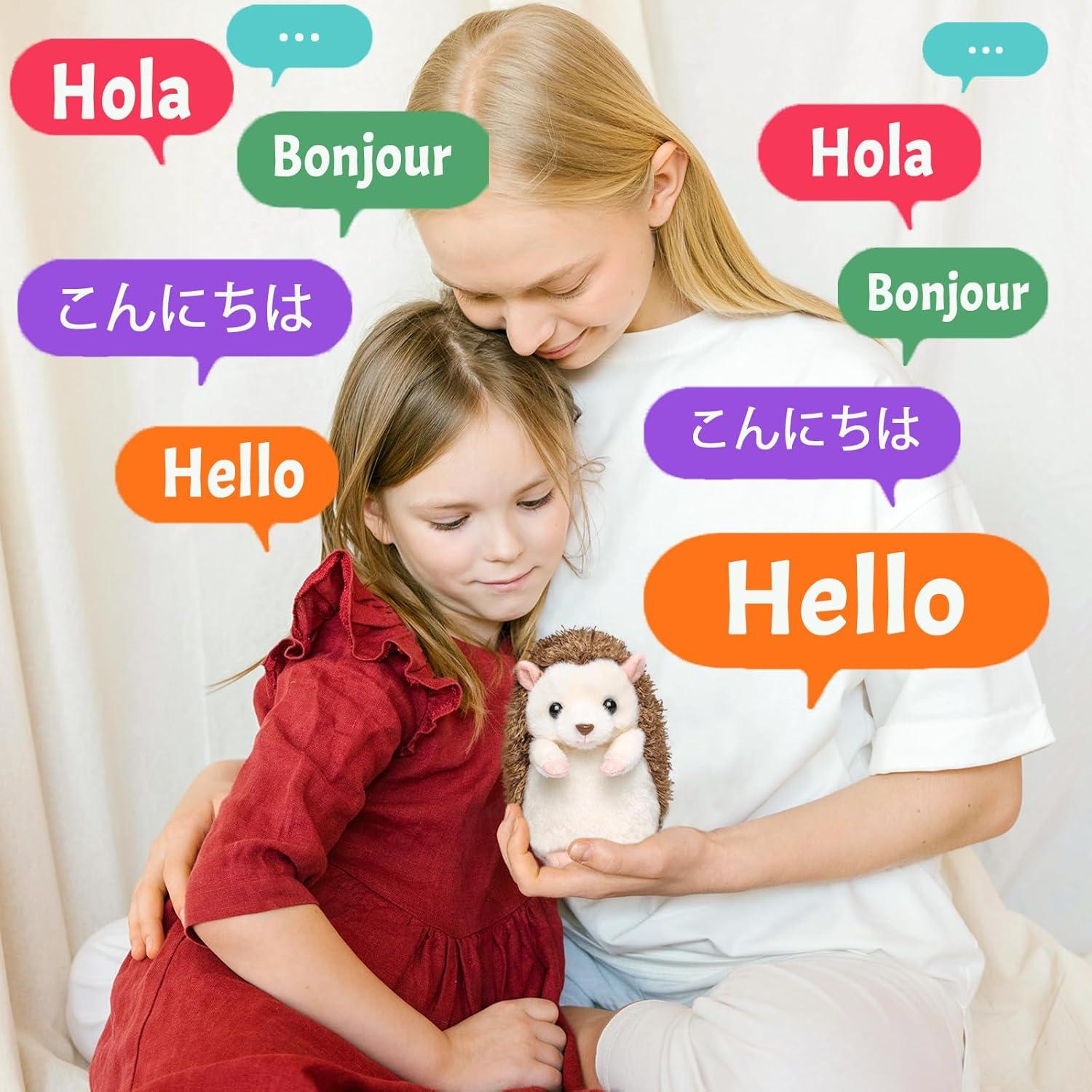 Erizo Hablante YH YUHUNG Repite Voz 12.95 cm Juguete Niños