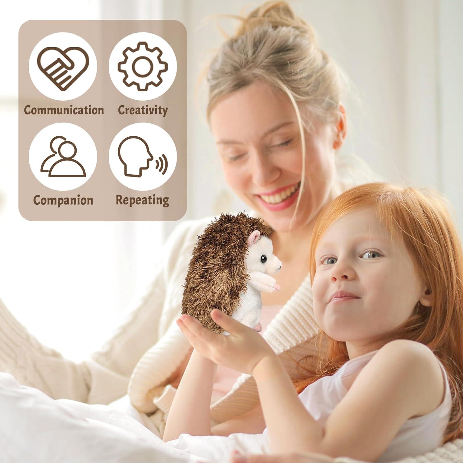 Erizo Hablante YH YUHUNG Repite Voz 12.95 cm Juguete Niños