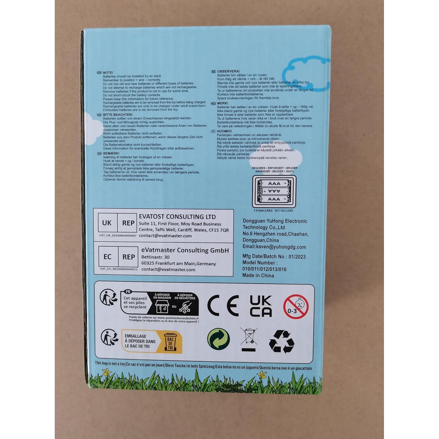 Erizo Hablante YH YUHUNG Repite Voz 12.95 cm Juguete Niños