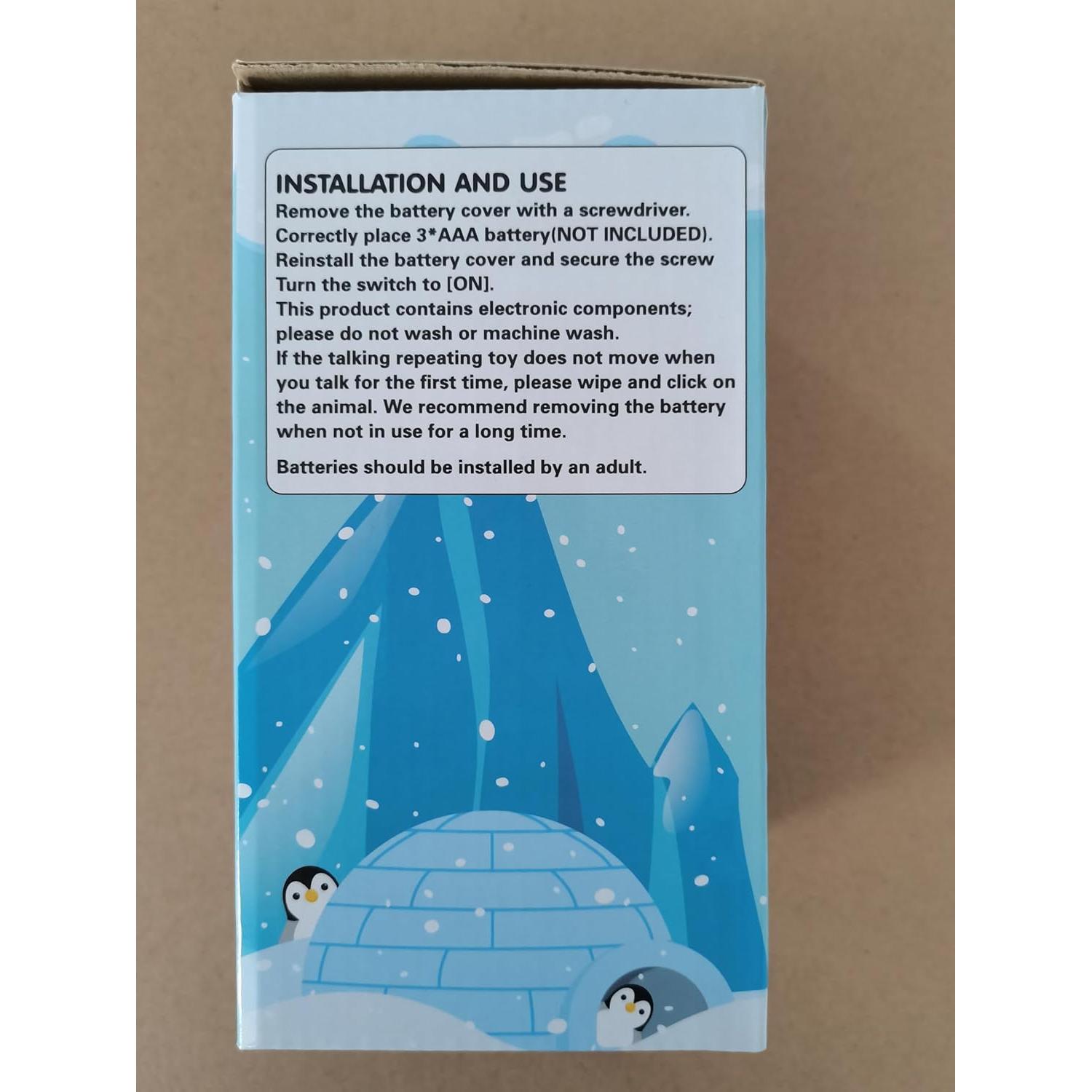 Erizo Hablante YH YUHUNG Repite Voz 12.95 cm Juguete Niños