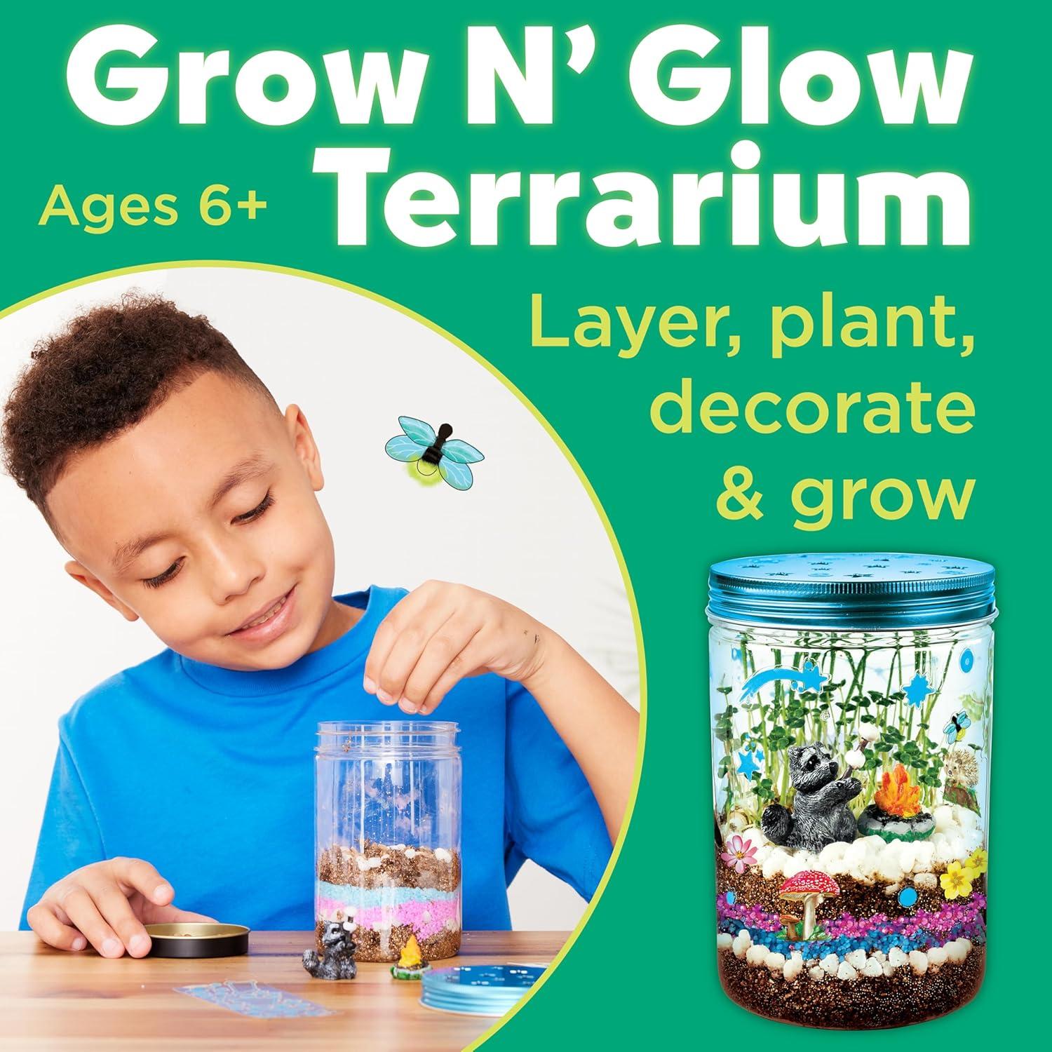 Kit de Terrario Grow 'N Glow Creativity for Kids - Ciencia 6+