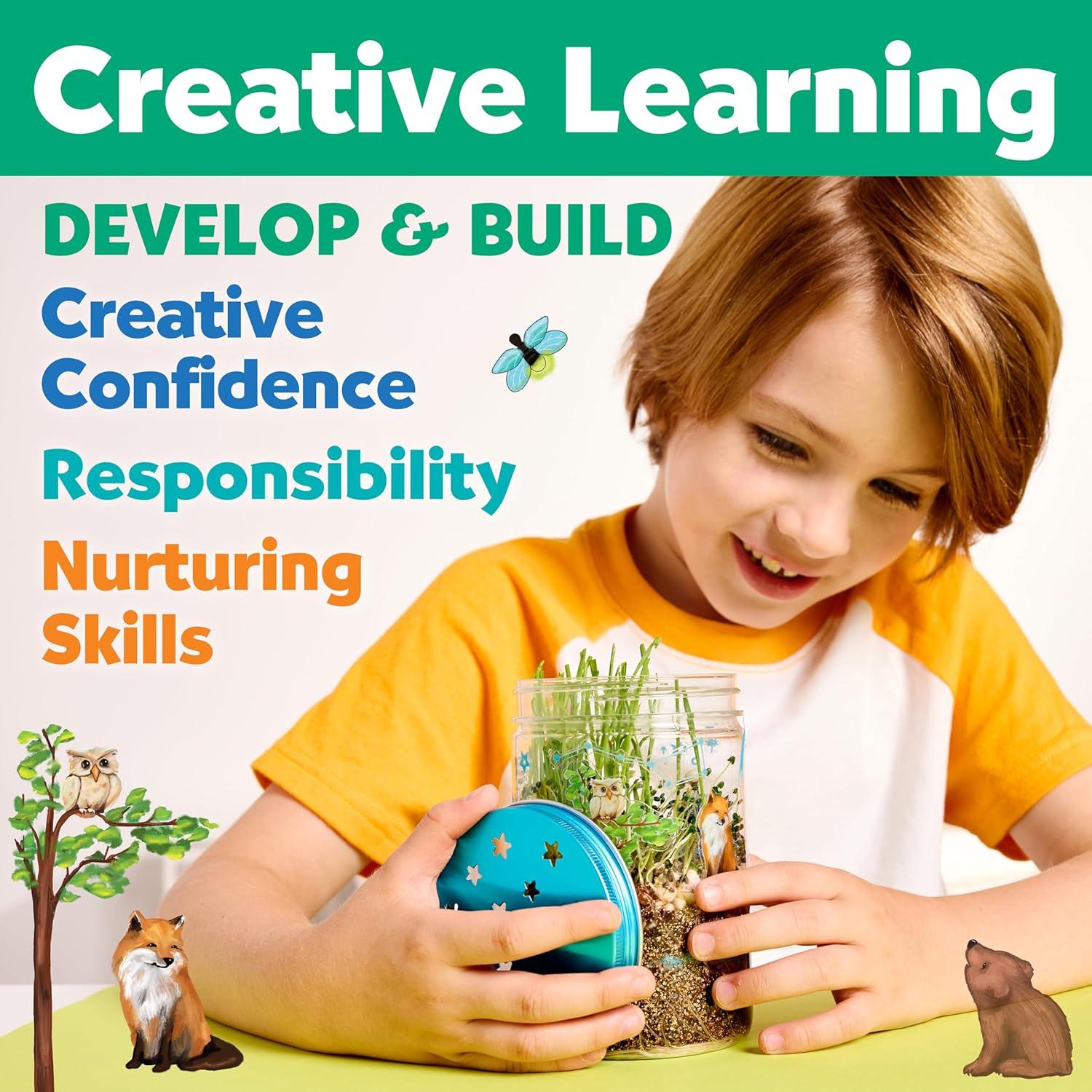 Kit de Terrario Grow 'N Glow Creativity for Kids - Ciencia 6+