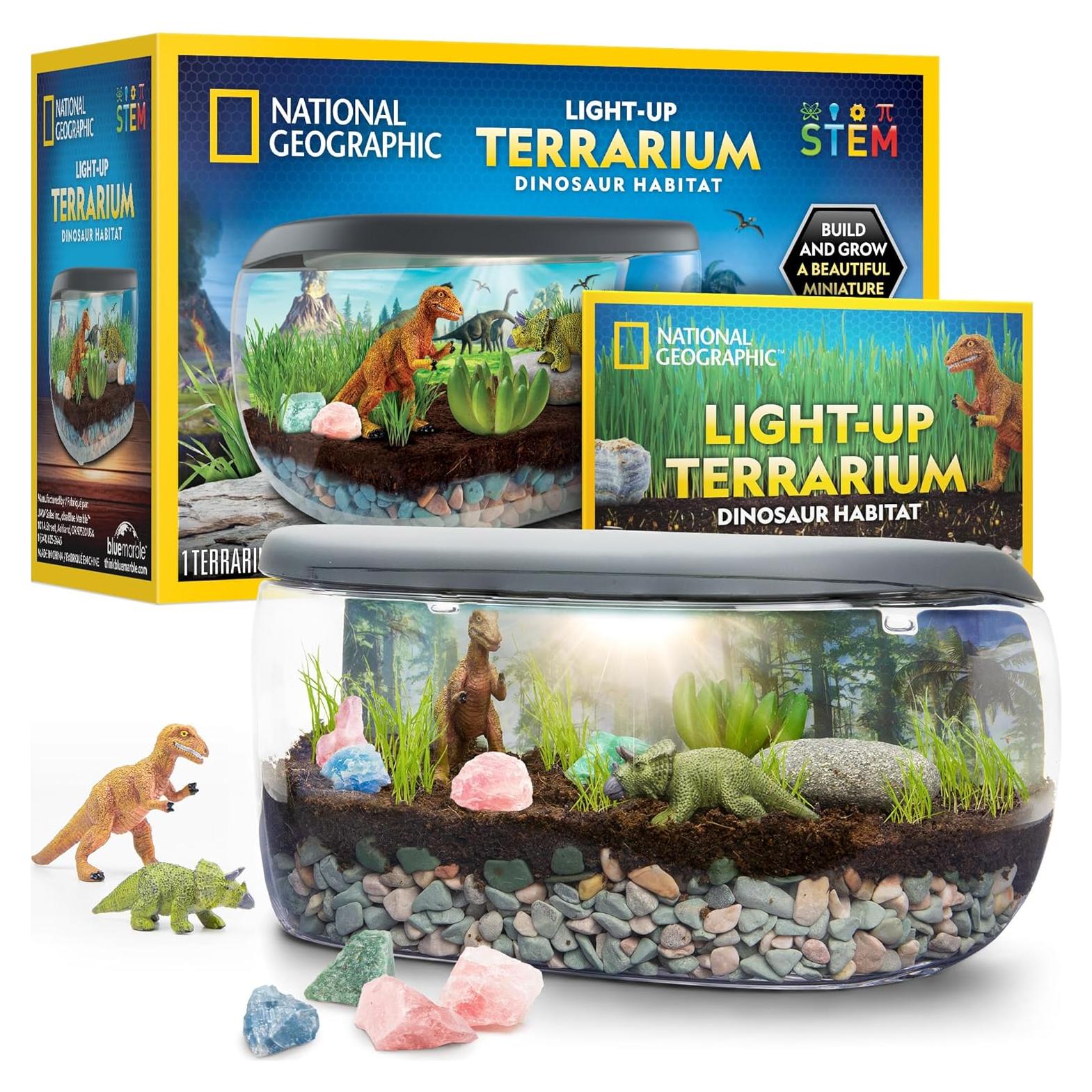 Kit de Terrario Iluminado National Geographic para Niños