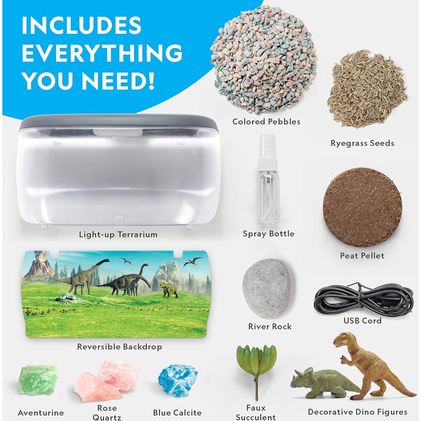 Kit de Terrario Iluminado National Geographic para Niños