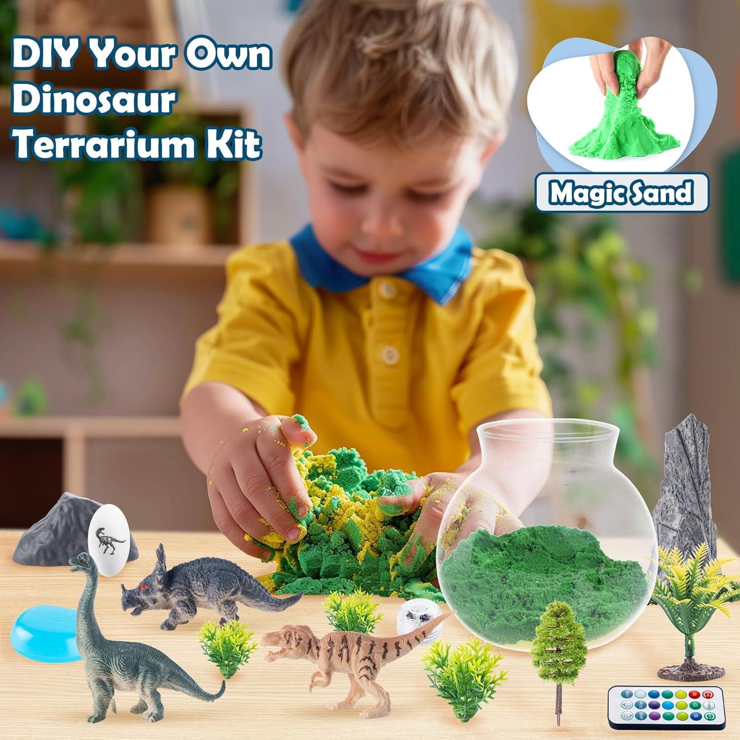 Kit de Terrario Iluminado Hollyhi para Niños 3-12 Años