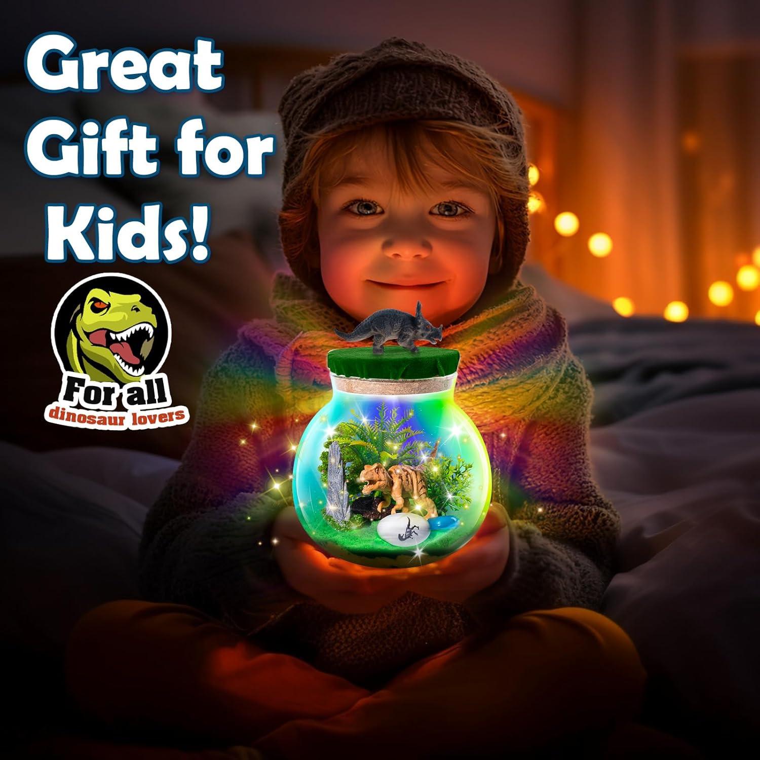 Kit de Terrario Iluminado Hollyhi para Niños 3-12 Años