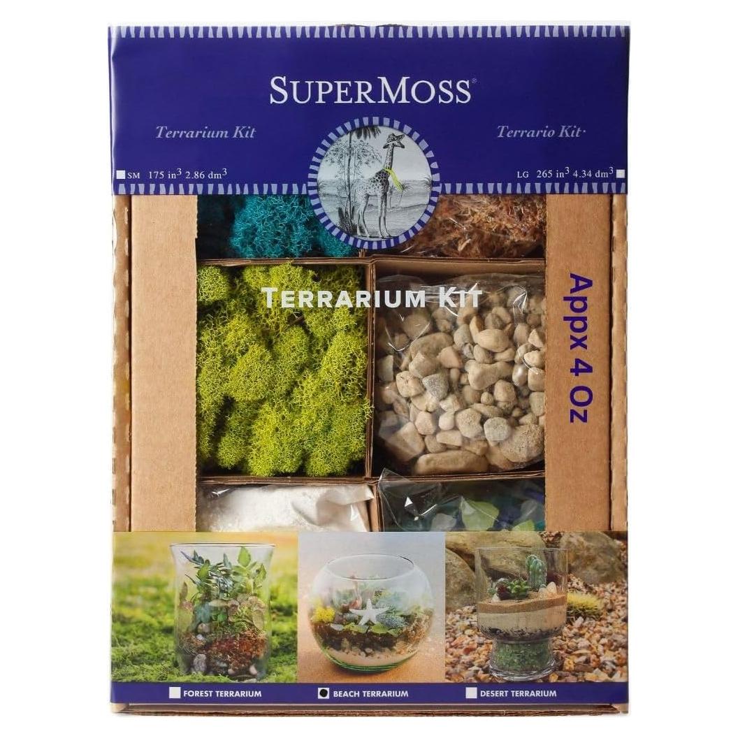 Kit de Terrario de Playa DIY SuperMoss 90422 - 113.4 g
