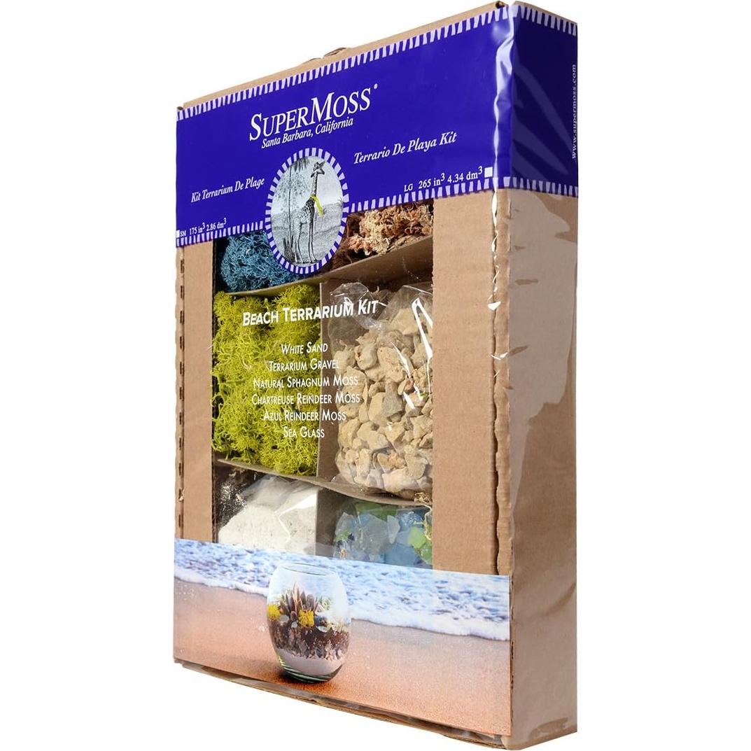 Kit de Terrario de Playa DIY SuperMoss 90422 - 113.4 g