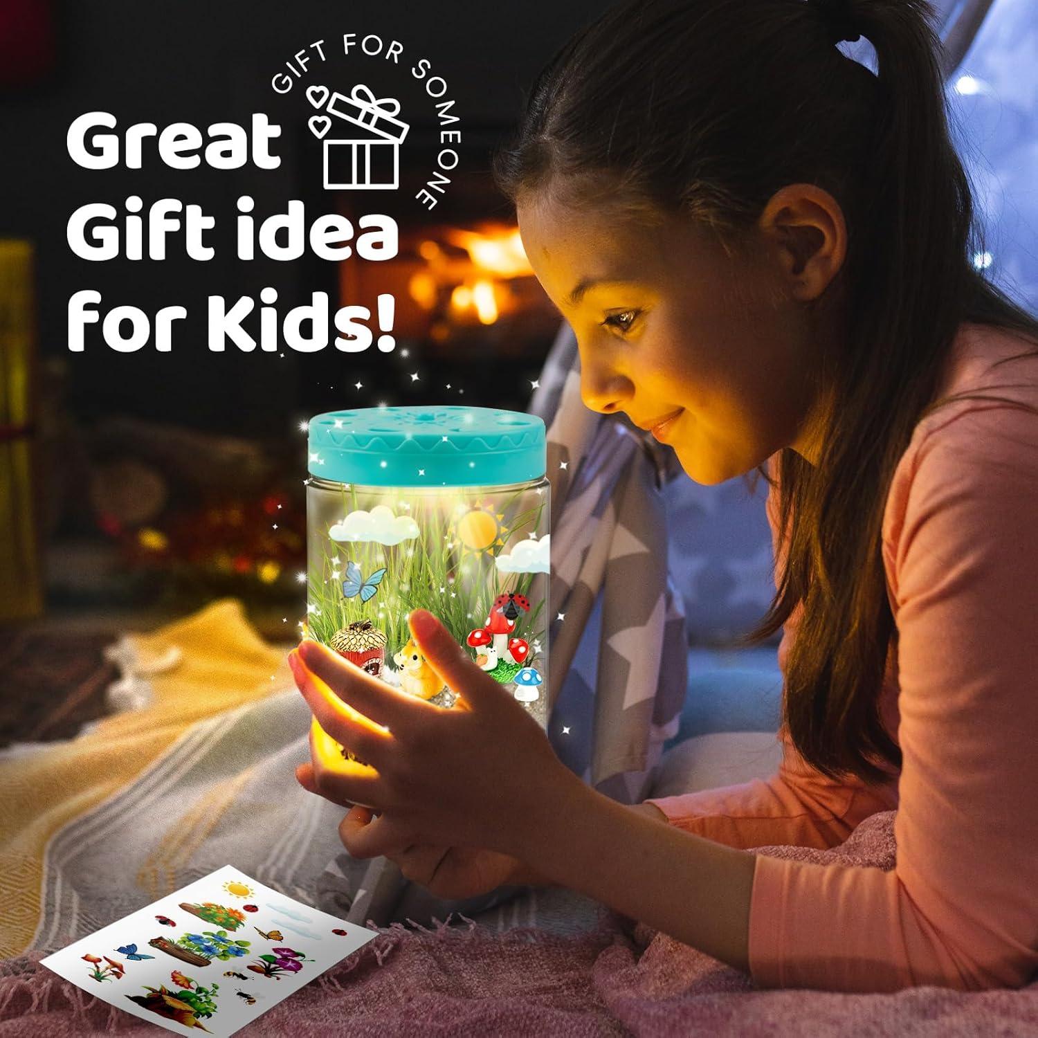 Kit de Terrario Iluminado AluAbi para Niños 4-12 Años