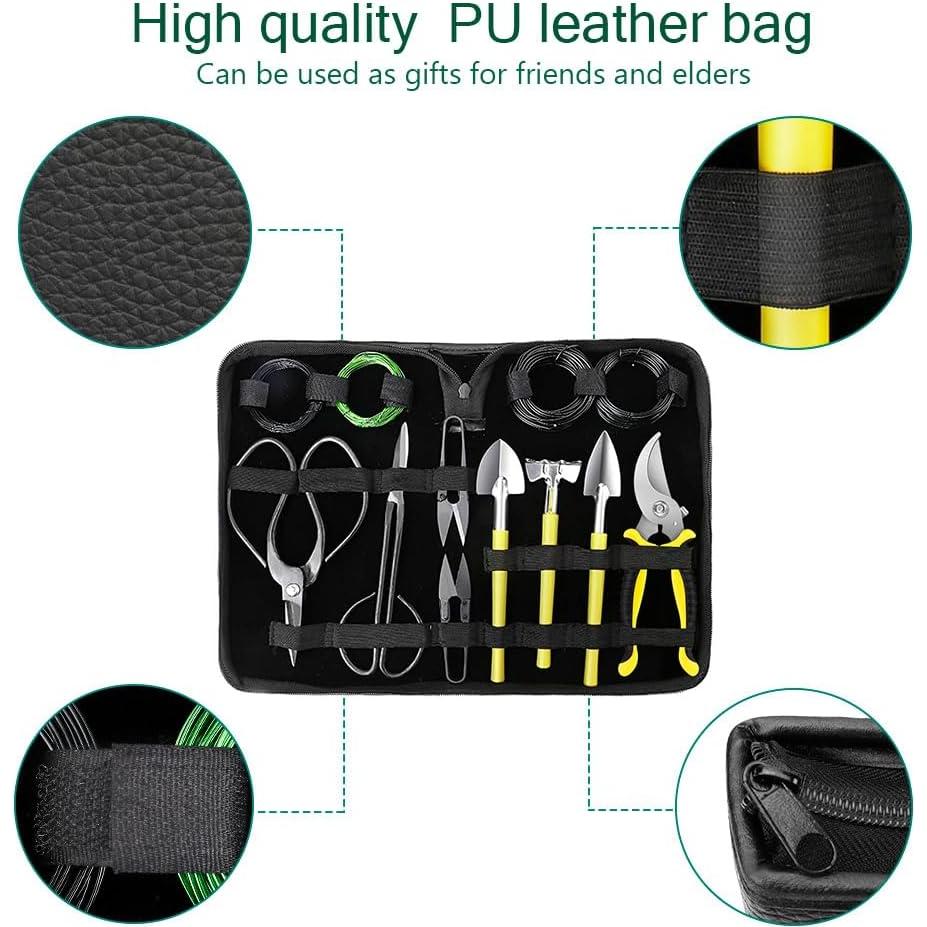 Conjunto de Herramientas de Bonsai MOSFiATA 13 Pcs Acero Carbono