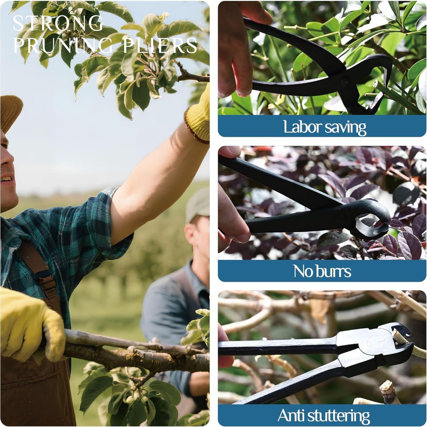 Kit de Bonsai 14 Piezas Mefape - Herramientas Jardinería Acero