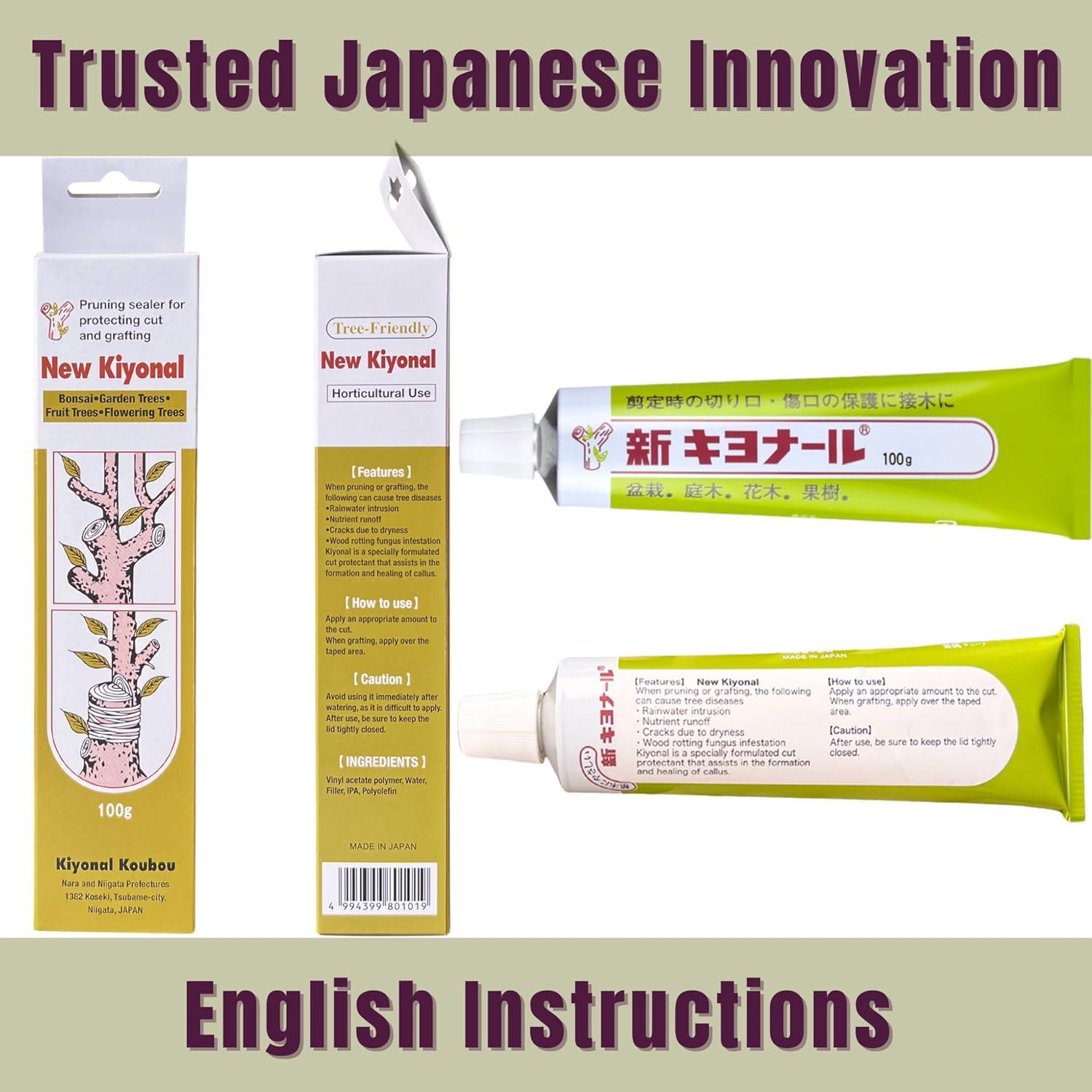 Sellador de Corte Kiyonal 100g para Bonsai - Hecho en Japón