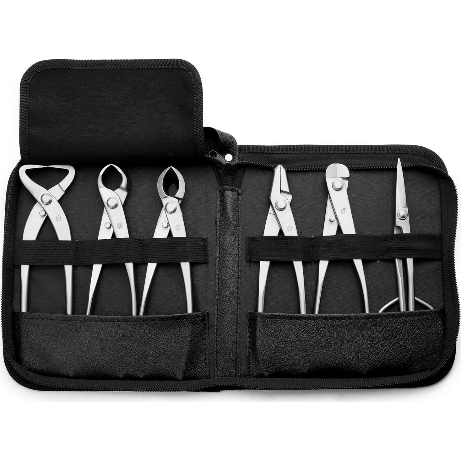 Juego de Herramientas de Bonsai TianBonsai 6 Piezas Acero Aleado