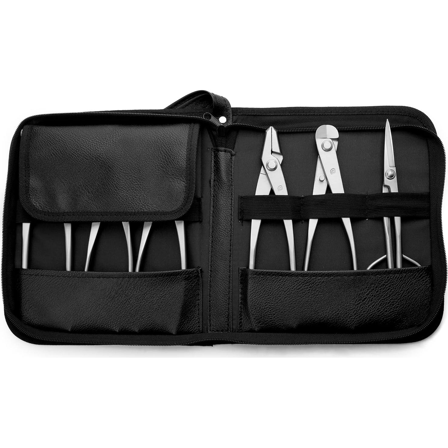 Juego de Herramientas de Bonsai TianBonsai 6 Piezas Acero Aleado