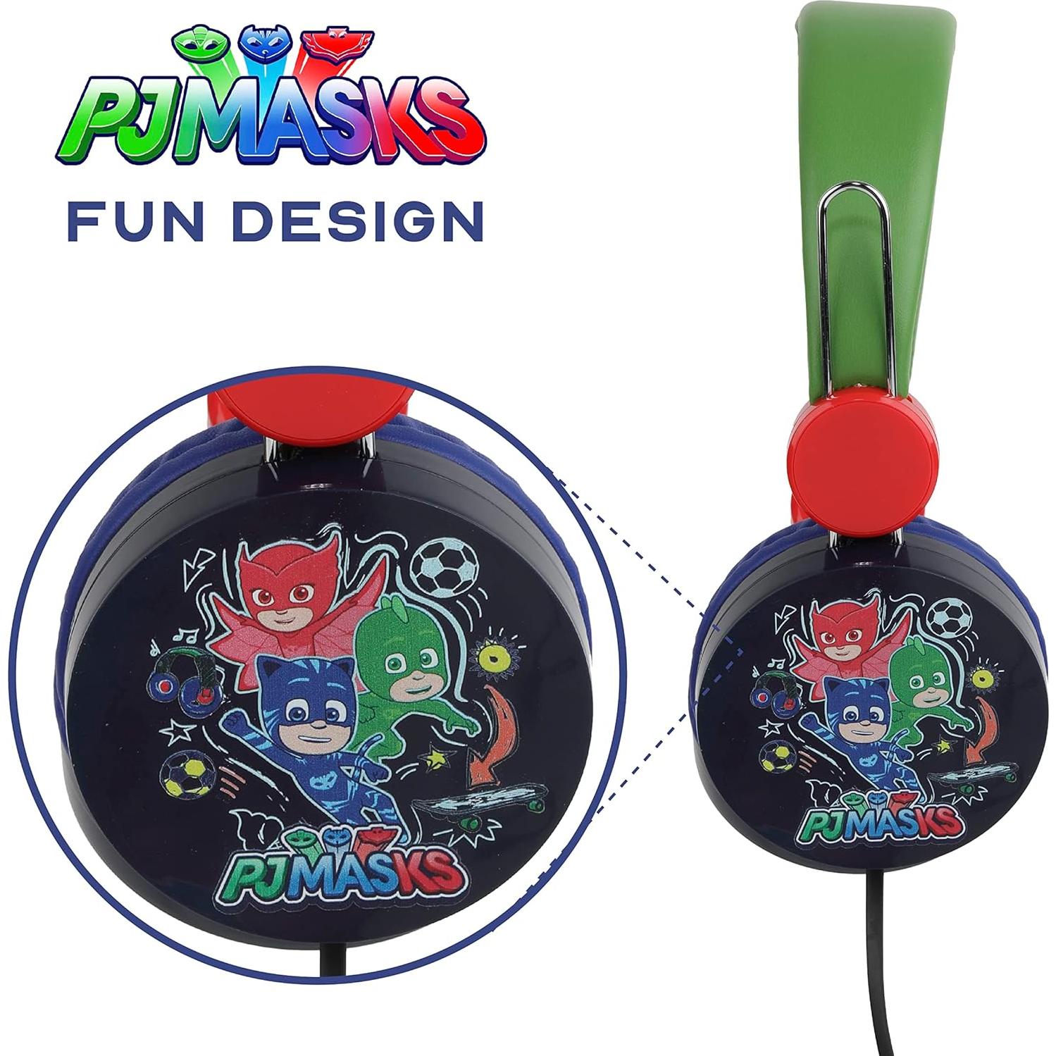 Auriculares PJ Masks Sakar HP1-01057 | Sonido Seguro