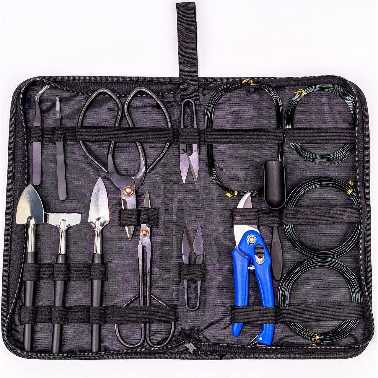 Juego de Herramientas de Bonsai Gardenera 16 Piezas Profesional