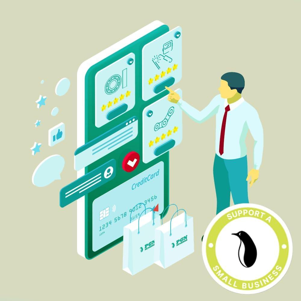 Kit de Pintura de Rocas de Río PGN - 40 Piezas 5-10 cm