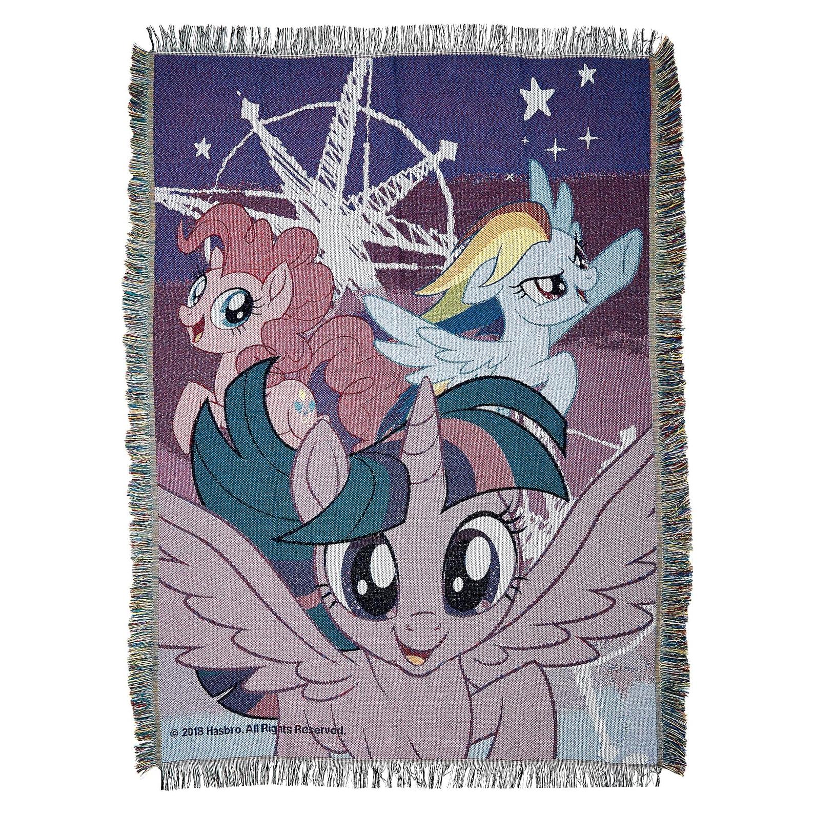 Manta decorativa My Little Pony La amistad espera 121x152 cm