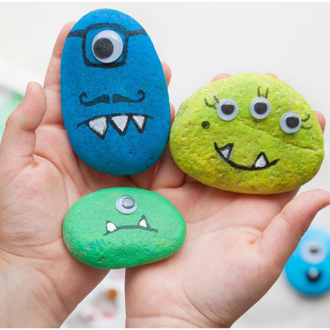 Piedras para Pintar YISZM 10PCS 7.6-10.2 cm Manualidades