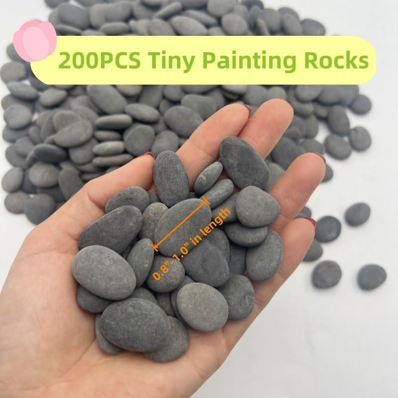 Piedras Pequeñas para Pintar CYLHCM 200PCS 1.5-2.5cm