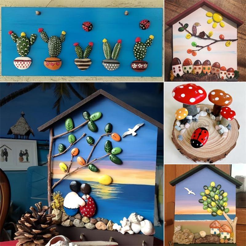 Piedras Pequeñas para Pintar CYLHCM 200PCS 1.5-2.5cm