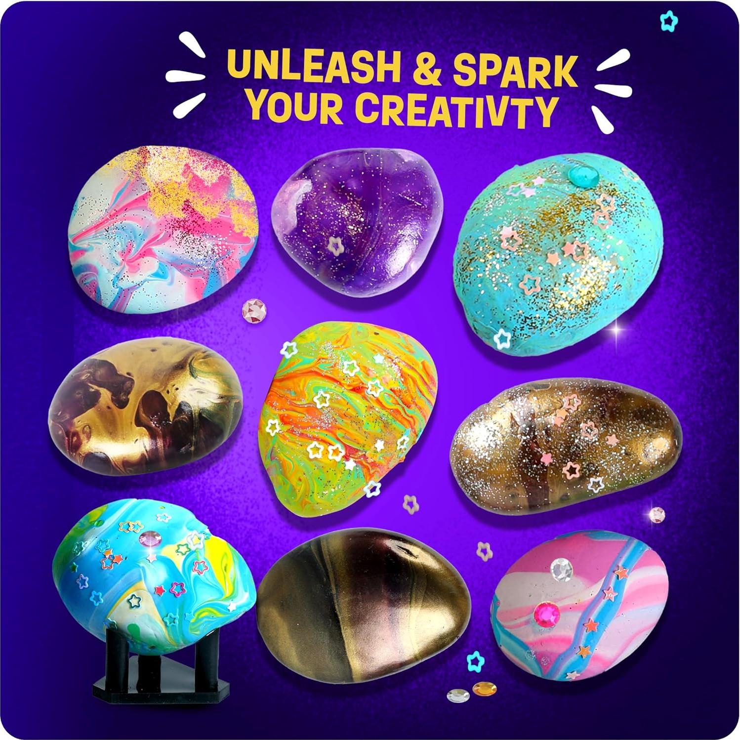 Kit de Pintura de Rocas Dan&Darci - 33 Piezas - Niños 4 a 8 Años