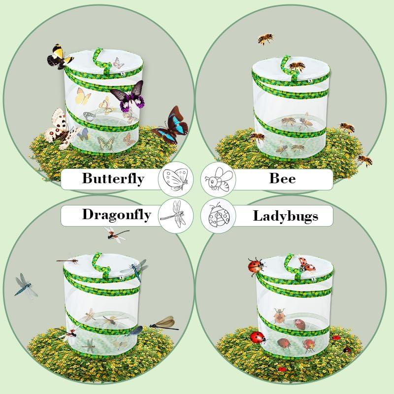 Jaula de Hábitat para Mariposas Petwellhome 19.81 cm x 27.94 cm