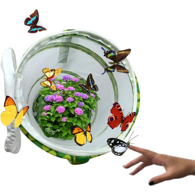 Jaula de Hábitat para Mariposas Petwellhome 19.81 cm x 27.94 cm