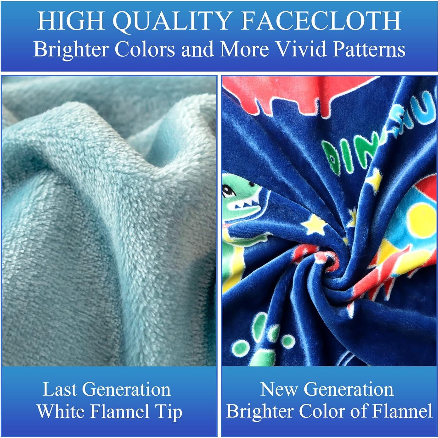 Manta de Dinosaurio SALIMAH Brilla en la Oscuridad 152x127cm