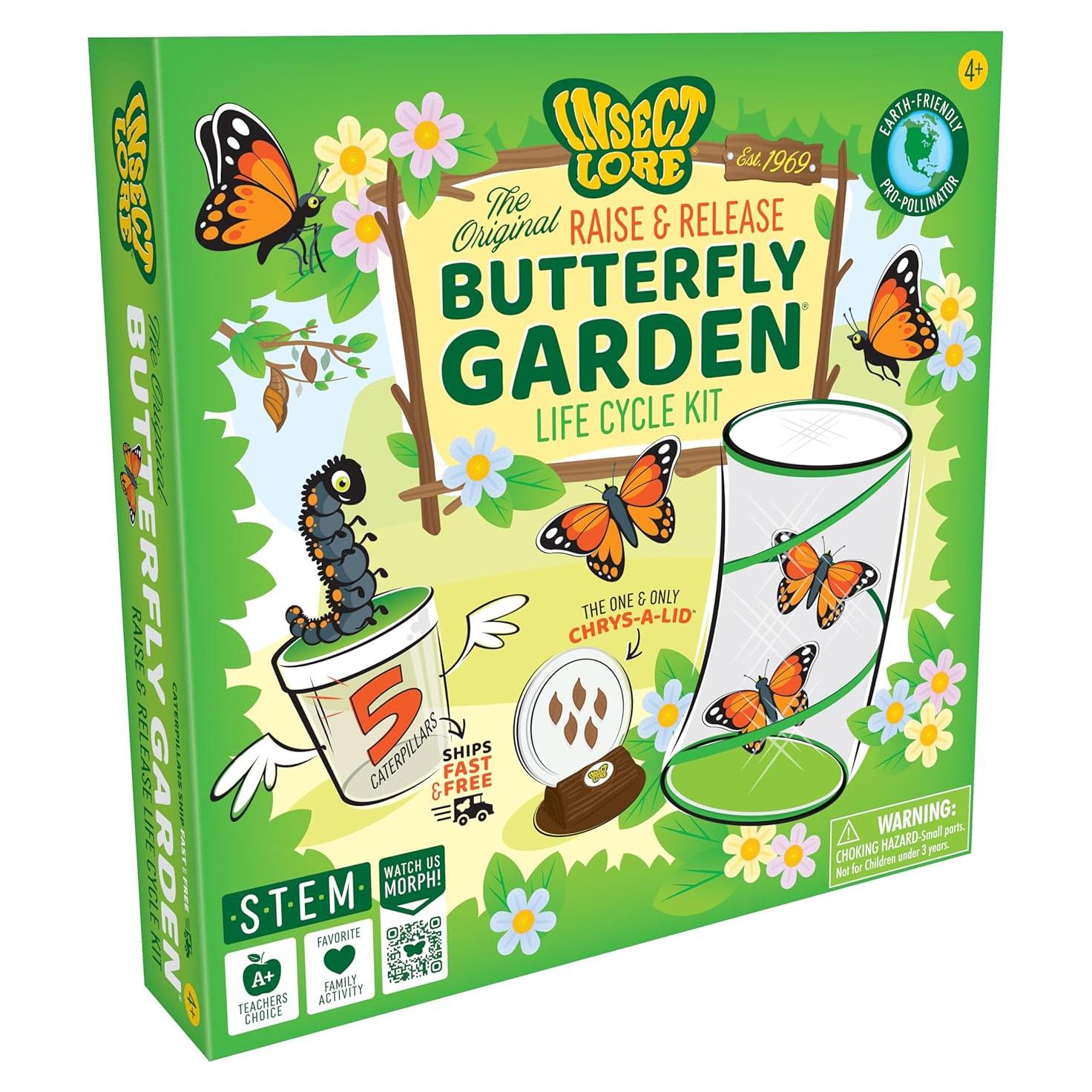 Jardín de Mariposas Insect Lore con Hábitat y Vale Prepagado