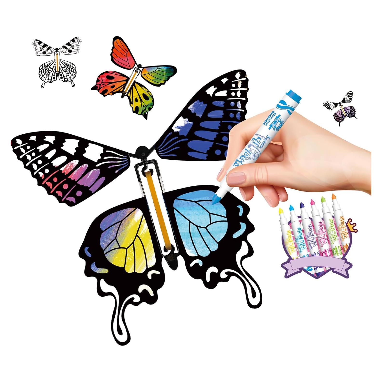 Kit de Manualidades SANYIYIBA 24PCS Mariposas Voladoras DIY