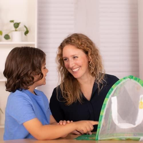 Jardín de Mariposas Insect Lore con Vale para 5 Orugas Vivas