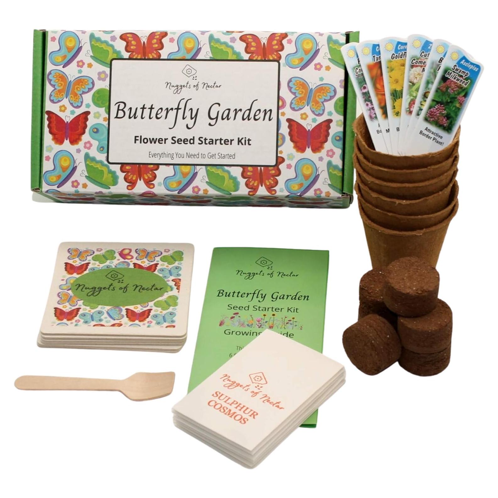 Kit de Inicio de Semillas de Flores Silvestres Nuggets of Nectar