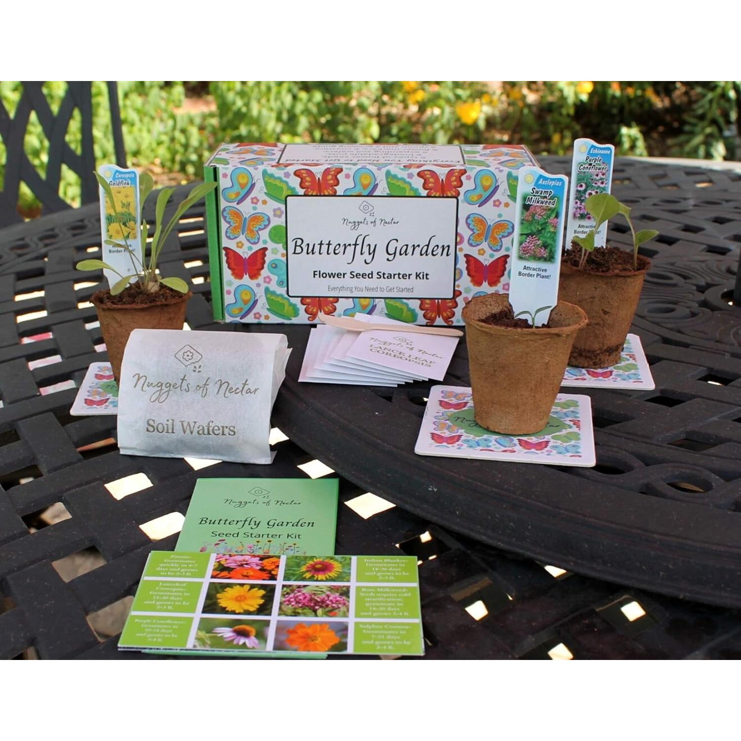 Kit de Inicio de Semillas de Flores Silvestres Nuggets of Nectar