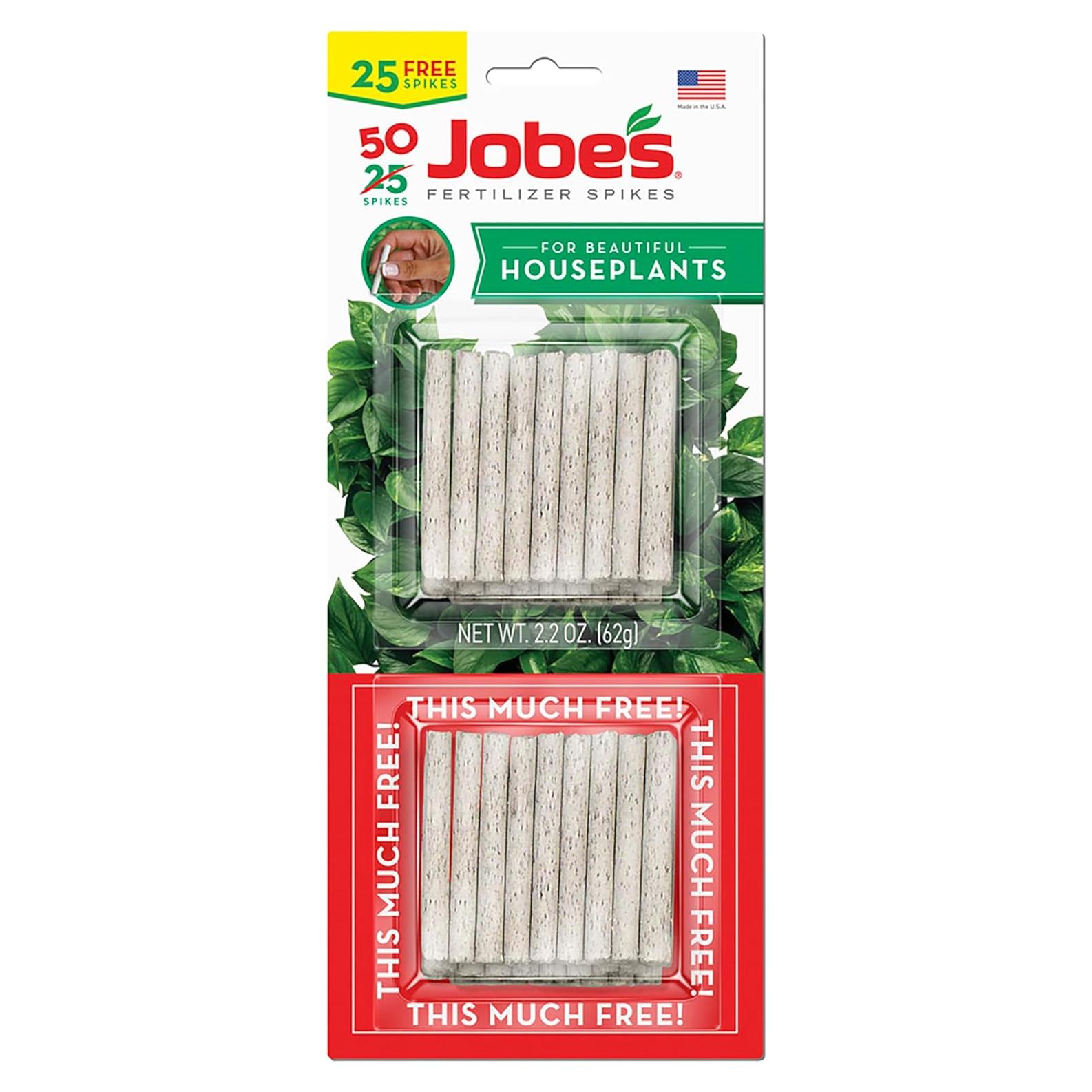 Picos de Fertilizante Jobe's 50 Unidades para Plantas de Interior