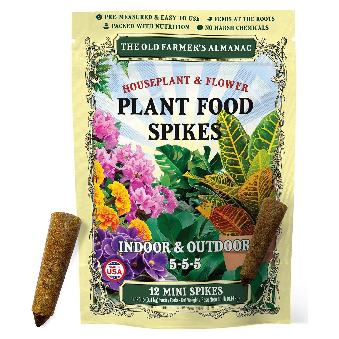 Alimento para Plantas de Interior y Flores Mini Picos 12 Unidades NPK 5-5-5