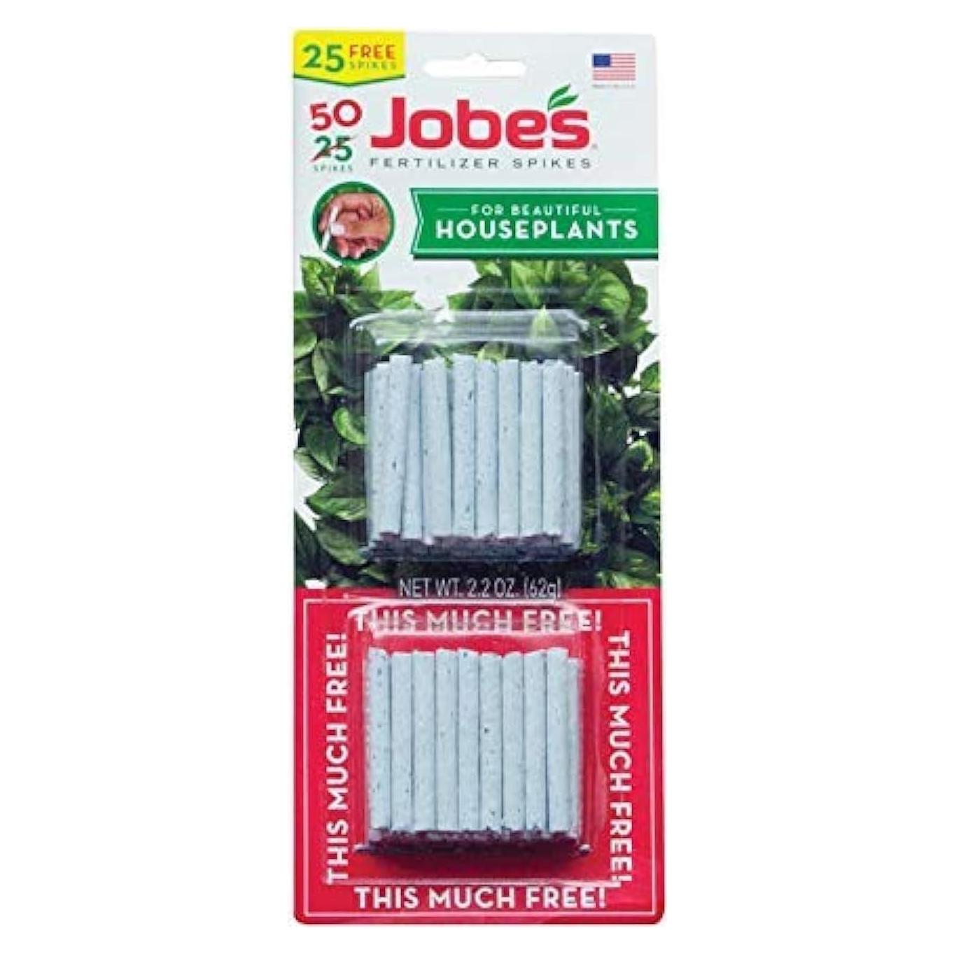 Fertilizante en Espigas Jobe's Organics 13-4-5 para Plantas de Interior