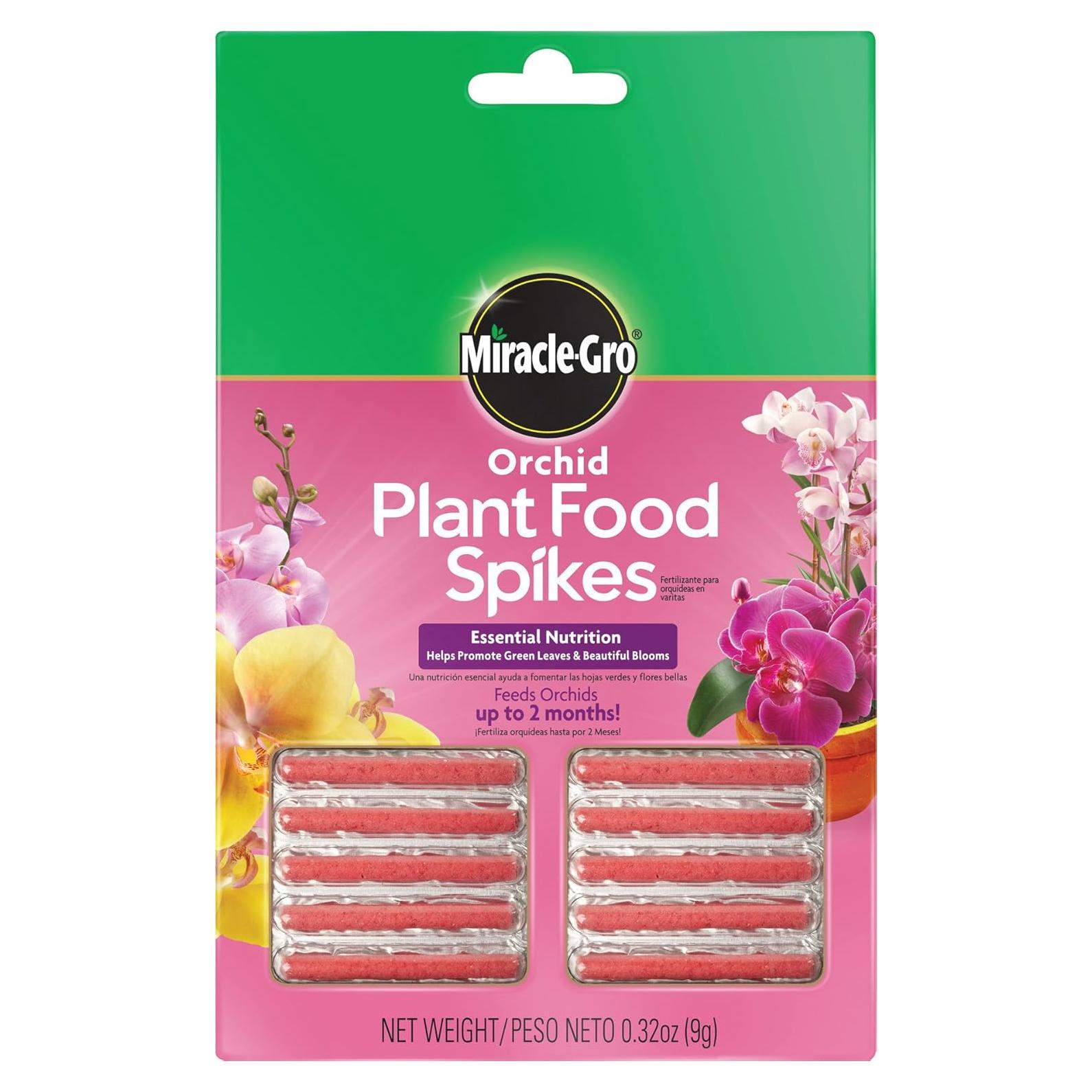 Alimentos en Espigas para Orquídeas Miracle-Gro 10 Unidades