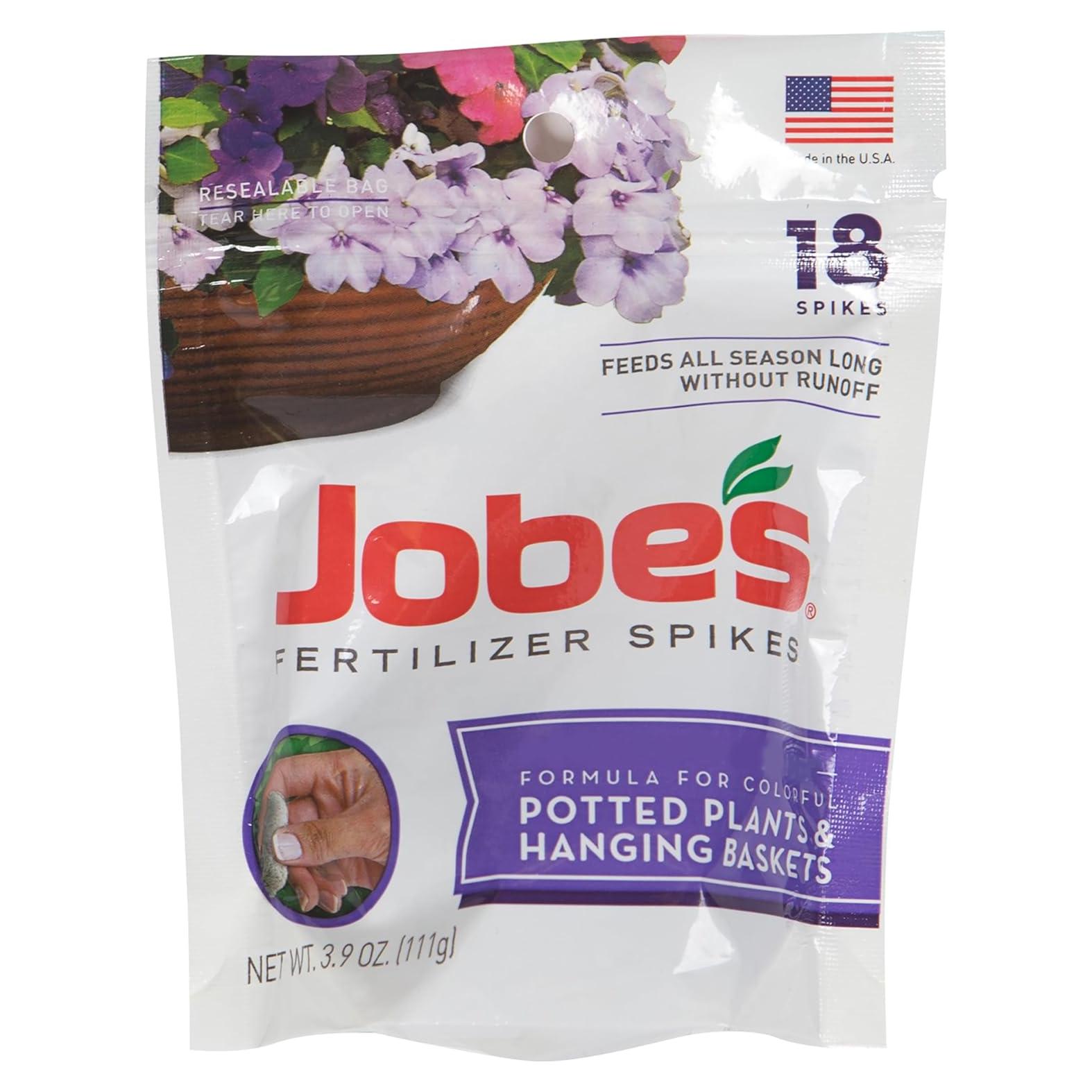 Picos de Fertilizante Jobe's 18 Unidades para Plantas en Macetas