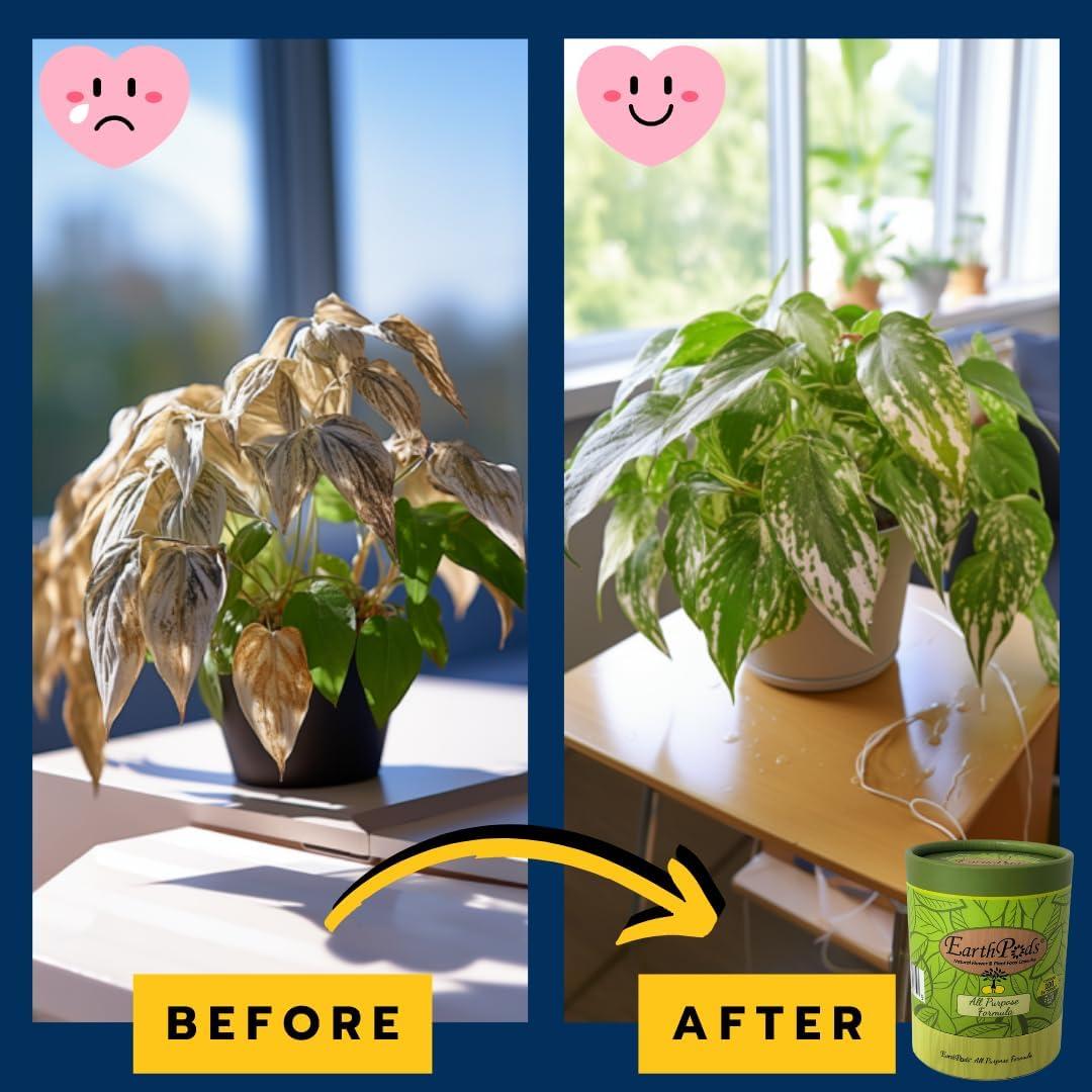 EarthPods Abono Orgánico para Plantas de Interior - 100 Cápsulas