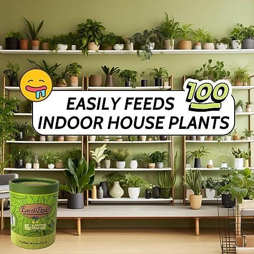 EarthPods Abono Orgánico para Plantas de Interior - 100 Cápsulas