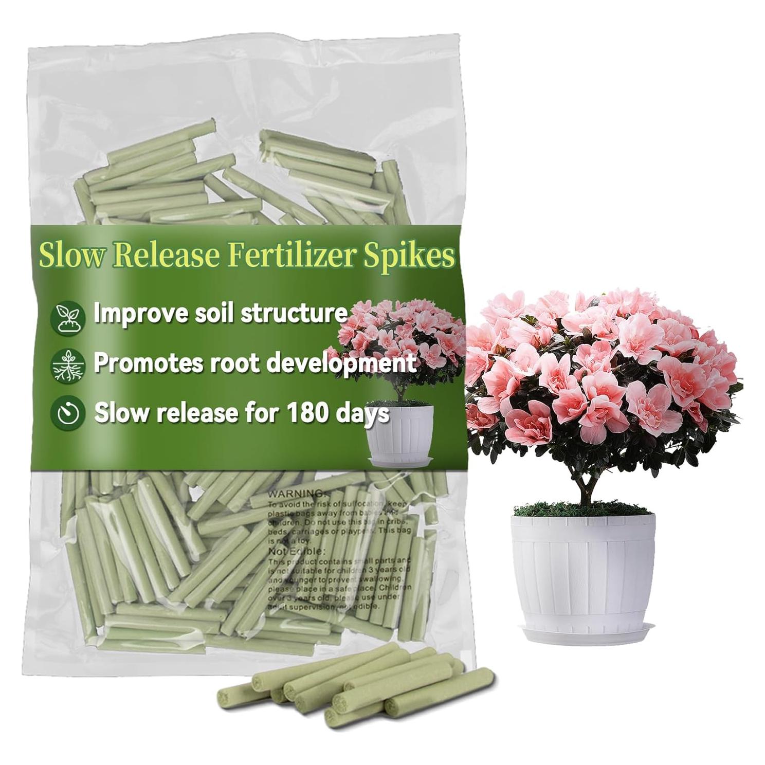 90 Piezas Espigas de Fertilizante Orgánico RAINFLOW 180 Días