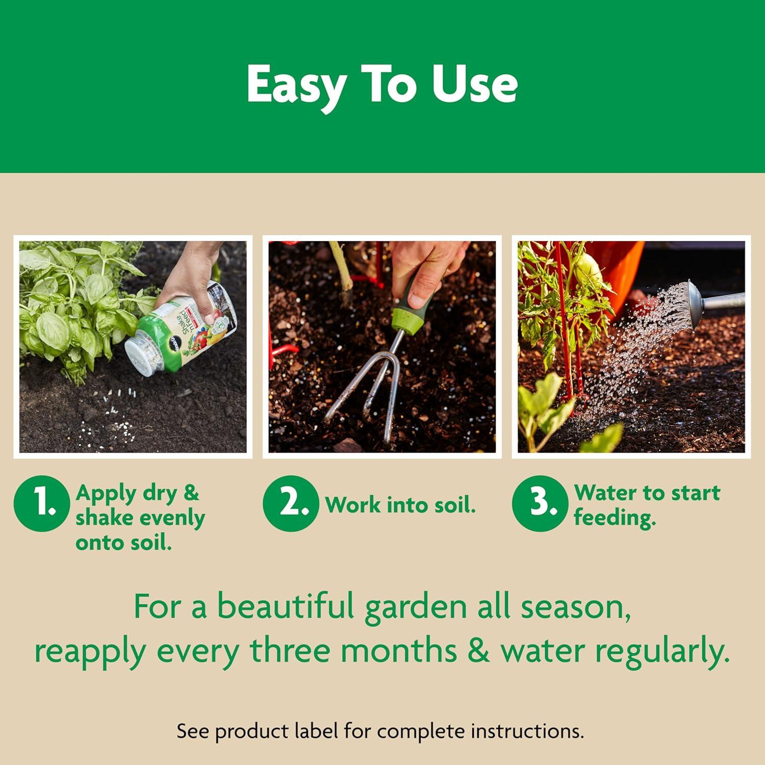 Alimento para Plantas Miracle-Gro 0.45 kg - Tomate, Frutas y Verduras