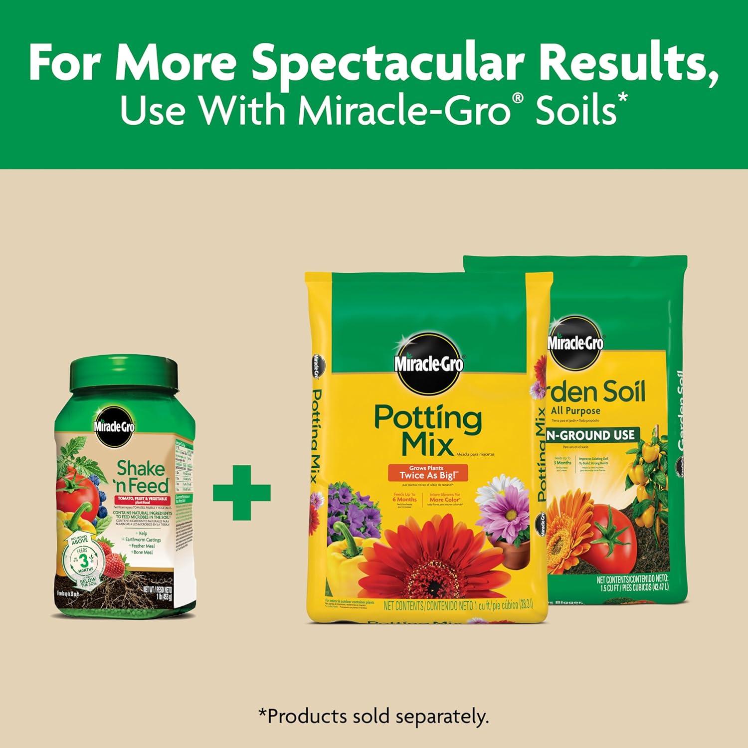Alimento para Plantas Miracle-Gro 0.45 kg - Tomate, Frutas y Verduras