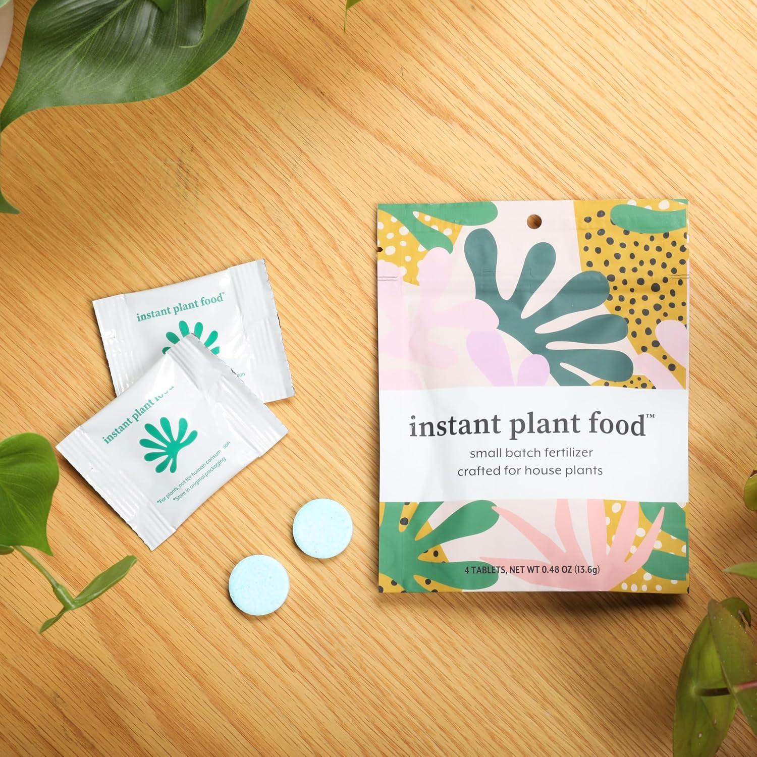 Fertilizante Autodisolvente para Plantas de Interior - 4 Tabletas